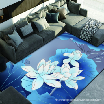 Carpet with abstract geometric  cartoon design